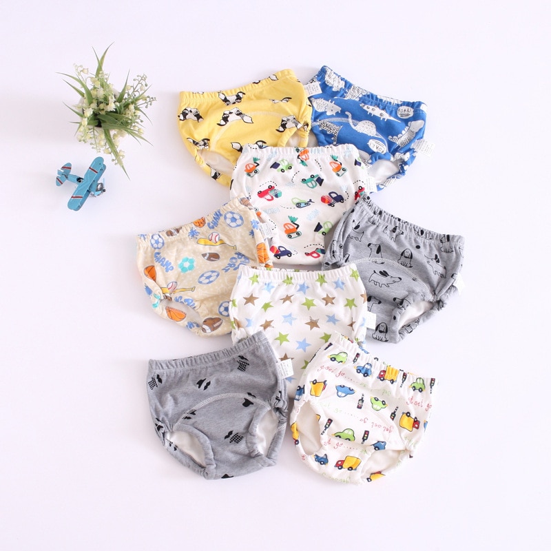 Reusable 6 Layers Baby Cotton Diapers