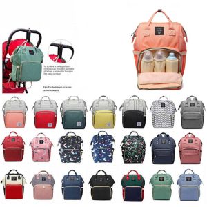 Large Capacity Canvas Nappy Bag