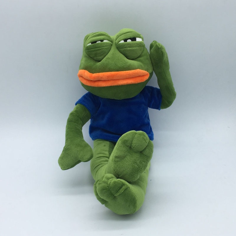 Sad Frog Stuffed Toy