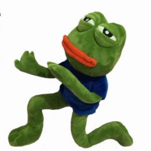 Sad Frog Stuffed Toy