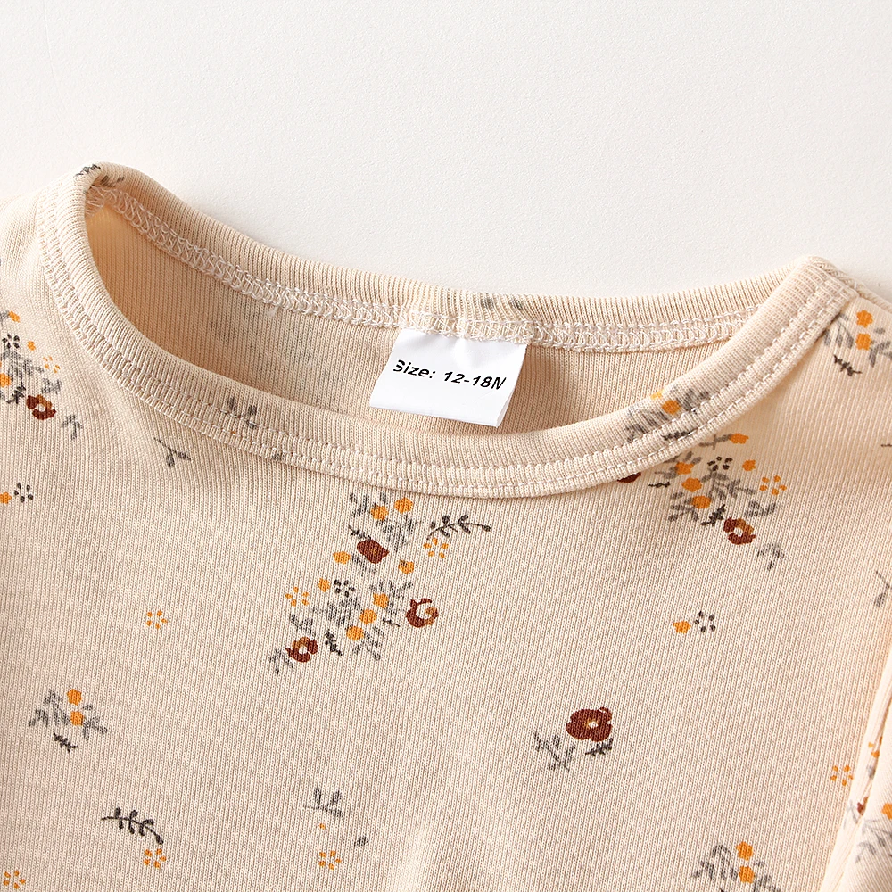 Girl's Patterned Pajama Set