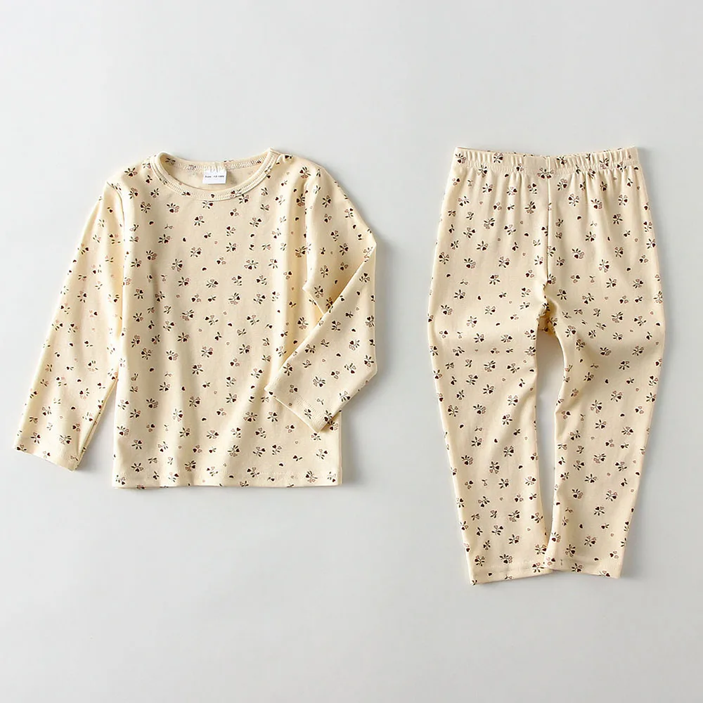 Girl's Patterned Pajama Set