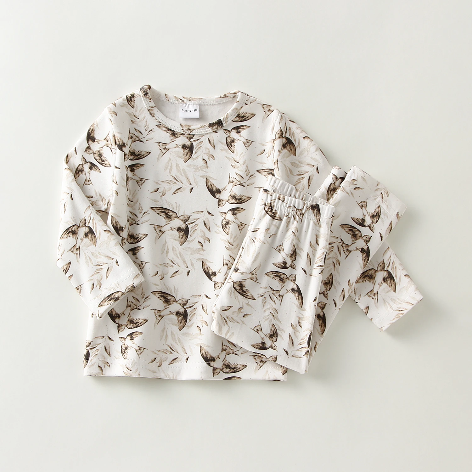 Girl's Patterned Pajama Set