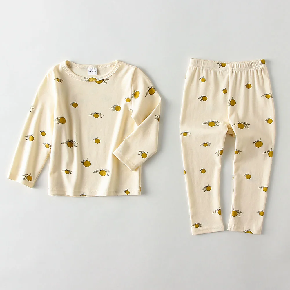 Girl's Patterned Pajama Set