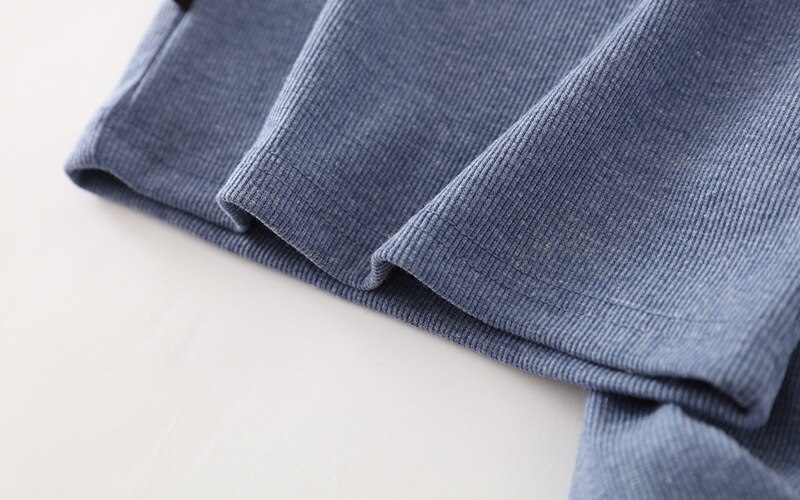 Girls Ribbed Fitted Pajamas Set
