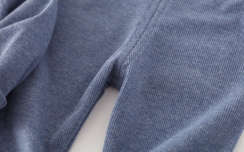 Girls Ribbed Fitted Pajamas Set