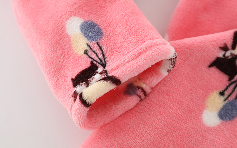 Winter Warm Girls Pajamas Set