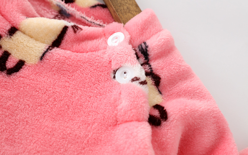 Winter Warm Girls Pajamas Set