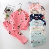 Winter Warm Girls Pajamas Set