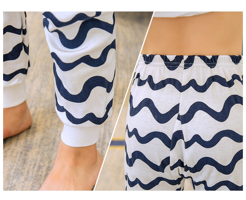 Cartoon Printed Cotton Pajamas