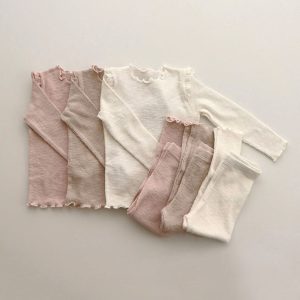 Girls Knitted Cotton Sleepwear Set